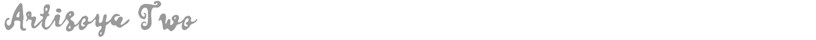 Artisoya Two font preview